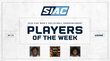 SIAC announces men’s volleyball weekly honors 03.13