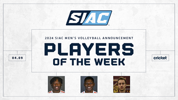 SIAC announces men’s volleyball weekly honors 04.09