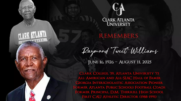 Clark Atlanta University Athletics Remembers the Life and Legacy of Raymond “Tweet” Williams