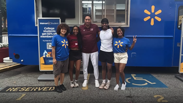 Walmart teams up with Morehouse Athletics to welcome students back to campus