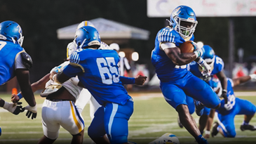 Career Night for Duncan Dampened by Turnovers as Allen Falls to Livingstone 28–17